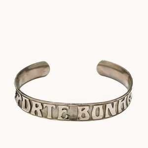 Marlo Laz Je Porte Bonheur Sterling Silver Cuff
